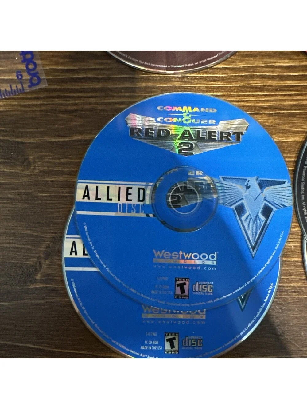 Command and Conquer Lot of 13 Disc with Red Alert 1-2 Firestorm Tiberian Sun PC